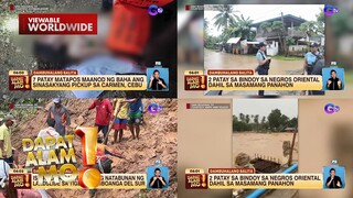 Masamang panahon, nagdulot ng aksidente sa iba’t ibang panig ng bansa | Dapat Alam Mo!