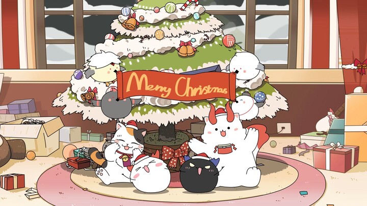 【Merry Christmas】Hot knowledge: The balls on the Christmas tree will turn into balls! (/ω＼)