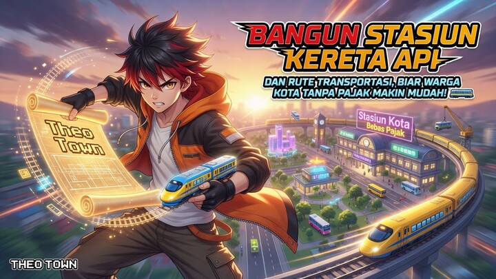 Bangun Stasiun Kereta Api dan Rute Transportasi, Biar Warga Kota Tanpa Pajak Makin mudah