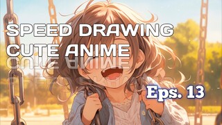 speed drawing anime eps.14