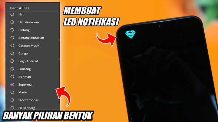 Cara Membuat LED Notifikasi Di Atas Layar Untuk Semua HP Android - LED Notifikasi