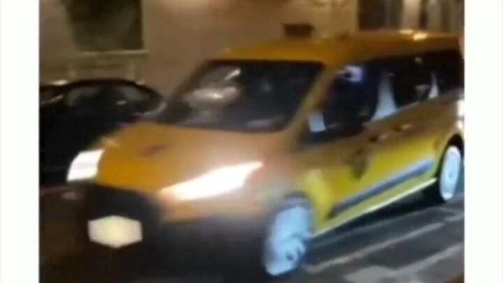 A taxi straight out of GTA