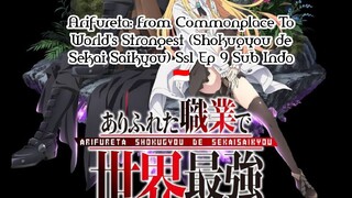 Arifureta: From Commonplace To World's Strongest (Shokugyou de Sekai Saikyou) Ss1 Ep 9 Sub Indo 🇮🇩