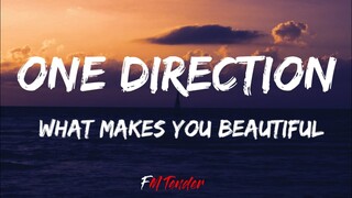 One Direction - What Makes You Beautiful (Lyrics)