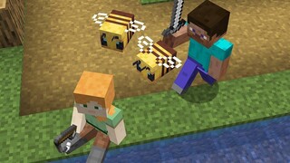 MINECRAFT BUT ALEX VS STEAVE โดย BORIS CRAFT GAMEPLAY EP 2
