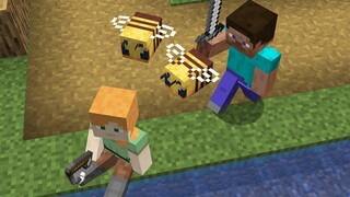 MINECRAFT BUT ALEX VS STEAVE โดย BORIS CRAFT GAMEPLAY EP 2