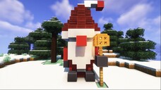 Minecraft - Santa Claus Statue - Winter Decoration