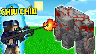 MINECRAFT : CHẾ TẠO THÀNH CÔNG SÚNG BẮN TỈA SIÊU MẠNH DO BẠN FAN LÀM RA !! *SÚNG NGẮM TỪ XA*