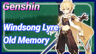 [Genshin, Windsong Lyre] Aether: "Lagu ini untuk Adik." "Old Memory"