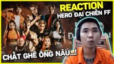 Reaction : HERO ĐẠI CHIẾN FREE FIRE - Hero Team x QT Beatz  !
