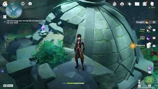 [Genshin Impact 2.2] hướng dẫn nối điện dưới hang gần đỉnh Shirikoro