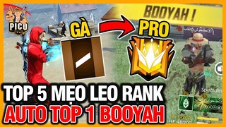 Top 5 Mẹo Leo Rank Free Fire Auto Top 1 | Pico Tv