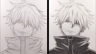 How to Draw GOJO SATORU - Jujutsu Kaisen