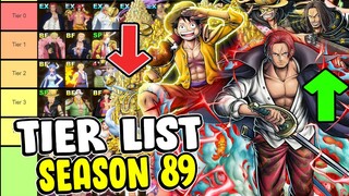 FIZ UMA TIER LIST DEFINITIVA DOS PERSONAGENS MAIS FORTES DO JOGO !!【One Piece Bounty Rush】