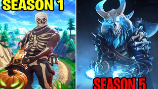 SEASON 1 vs SEASON 5 (อดีต Fortnite Nostalgia & การเล่นเกม)