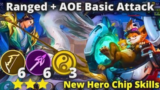 MLBB NEW HERO CHIP GUIDE | ZILONG WITH AOE RANGE BASIC ATTACK THE ONE MAN ARMY MAGIC CHESS META