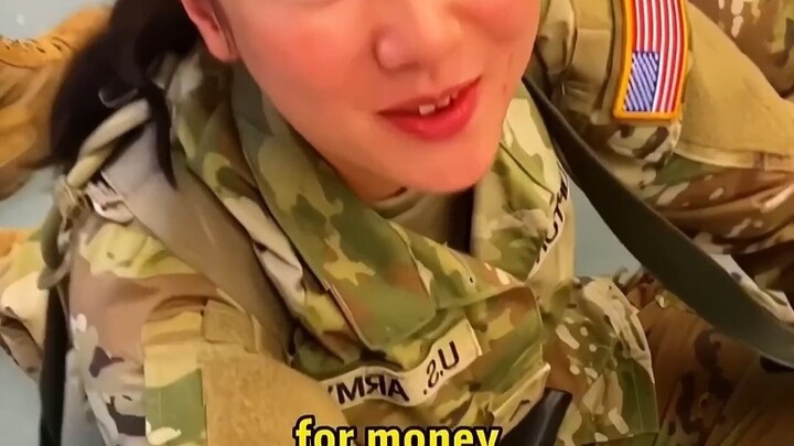 Watching how foreigners view joining the military