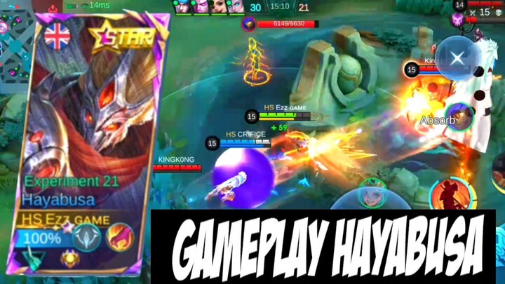 GAMEPLAY HAYABUSA | COMBO 1 HIT | Mobile Legends