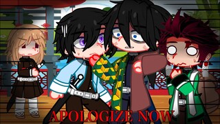 “APOLOGIZE TO HIM NOW.”||Someone Talk Bad About Tanjiro||//Overprotective Giyuu\\
