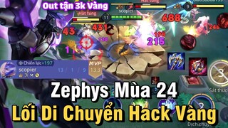 Zephys Mùa 24 Liên Quân Mobile | Cách Chơi, Lên Đồ, Phù Hiệu, Bảng Ngọc Cho Zephys Mùa 24 Đi Rừng