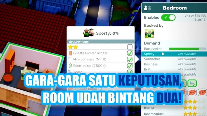 🚀 GARA-GARA SATU KEPUTUSAN, ROOM UDAH BINTANG DUA!