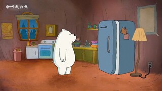 What did the white bear try to sleep?