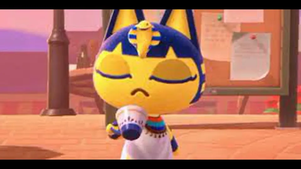 animal crossing egyptian cat video song