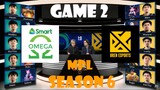 BREN VS OMEGA GAME 2 | MPL SEASON 6 WEEK 6 DAY 1 | MOBILE LEGENDS