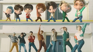 防弹少年团拟人动漫形象可可爱爱-bts