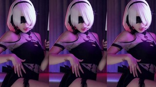 هل تستطيع رقصة صافرة 2B Miss Sister x Xiao Shen Shen Er اجتياز المراجعة؟