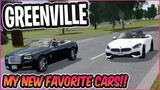 MY NEW FAVORITE CARS!! || Greenville ROBLOX