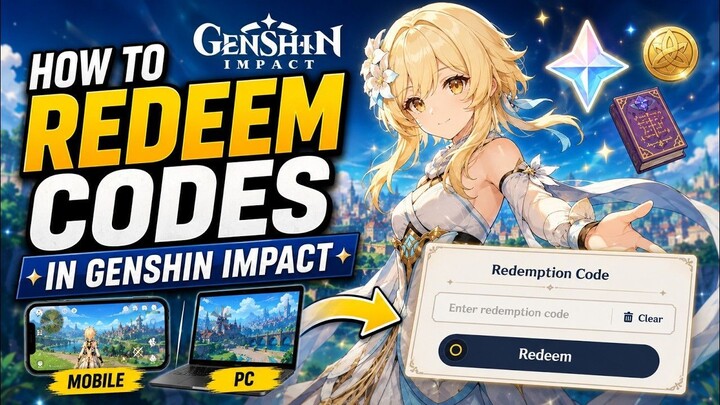 How to Redeem Codes in Genshin Impact on Mobile & PC
