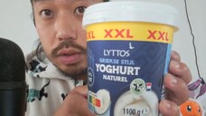 ASMR BOWL LICKING GREEK YOGHURT