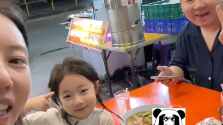 Not only his daughter but also himself