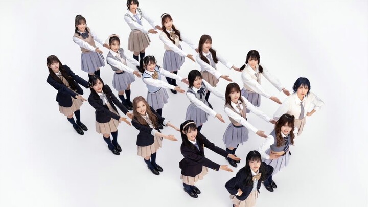 AKB48 ซิงเกิลที่ 61 "ไม่ว่าอย่างไรก็รักเธอ" แผนผังตำแหน่งของสมาชิกที่ได้รับเลือก 16 คน