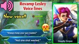 LESLEY REVAMP VOICE LINES!❤️NEW VOICE is MUCH BETTER THAN BEFORE!😍