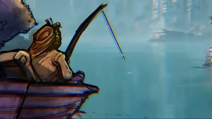 He just wanted to catch a fish...