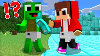 JJ turns Mikey into DIAMOND with a Touch in Minecraft - Maizen
