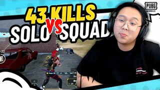 SOLO VS SQUAD 43 KILLS !! FULL MATCH MODE TABRAK-TABRAK MASUK !! #pubgmobile