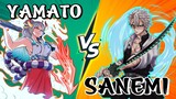 👉 Anime đại chiến - Thiên Khuyển Yamato 🆚 Cuồng Phong Sanemi | Onepiece vs Demon Slayer