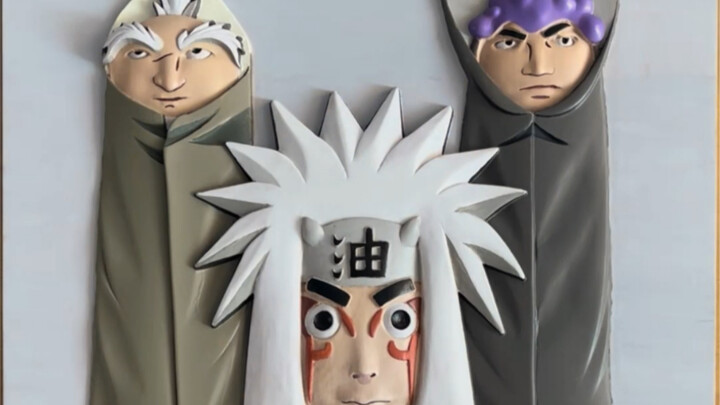Several Naruto characters were carved←_←