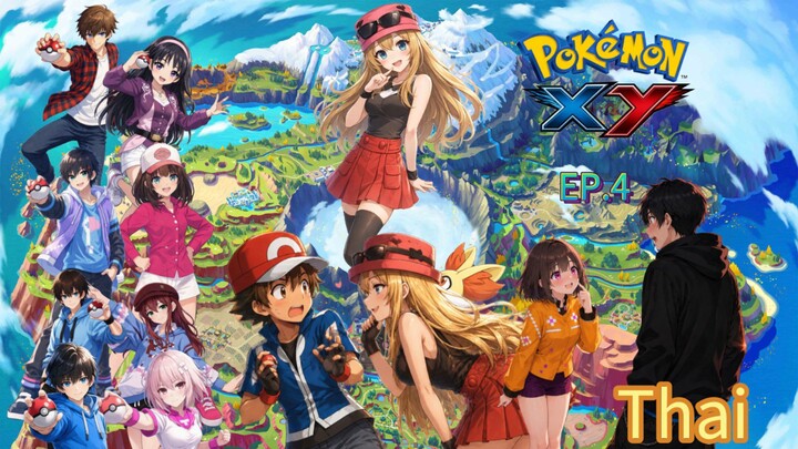 โปเกม่อน XY ปี17 ตอนที่ 4 พากย์ไทย