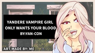 Yandere Vampire Girl Wants Only Your Blood - (Vampire Girl x Listener) [ASMR Roleplay] {F4A}