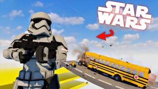 รถ vs Stormtrooper (ทหารจากstarwar )  - Teardown [เกมทุบตึก]