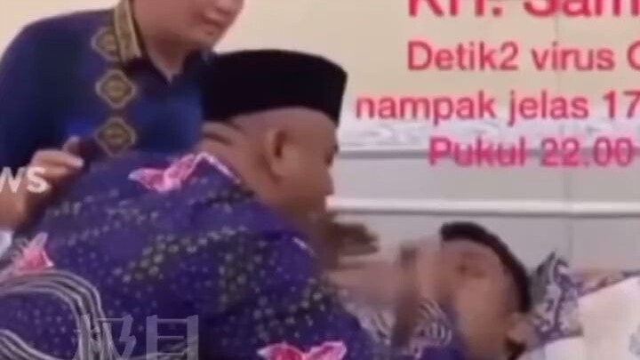 Indonesian man dies after voluntarily inhaling the coronavirus.