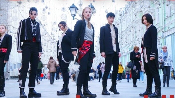 CPOP on the streets of Russia | WayV-'Kick Back Secret Realm' girl super cool dance cover by MAD | B