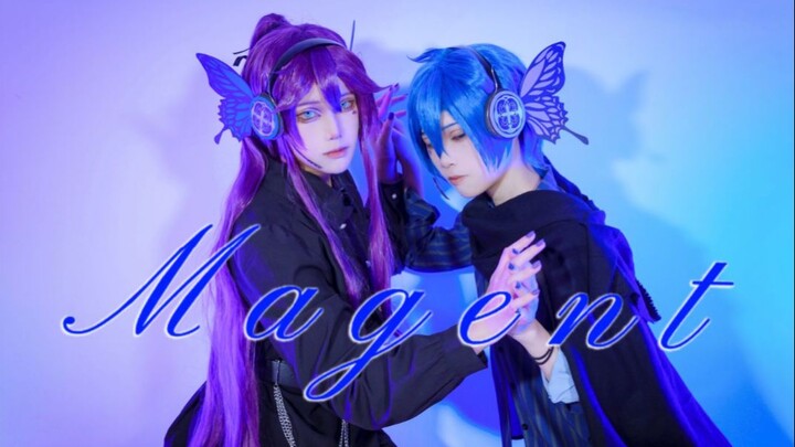 【ボカロ/茄冰cos】🦋Magent/蝴蝶耳机🦋 ［2024茄冰日］