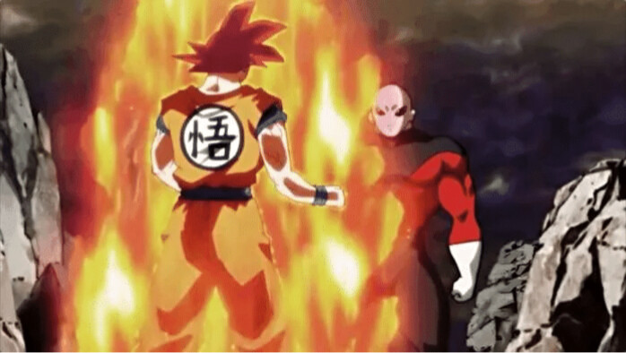 The Spirit Bomb in a desperate situation, advanced to the super-god realm of Ultra Instinct! Goku is