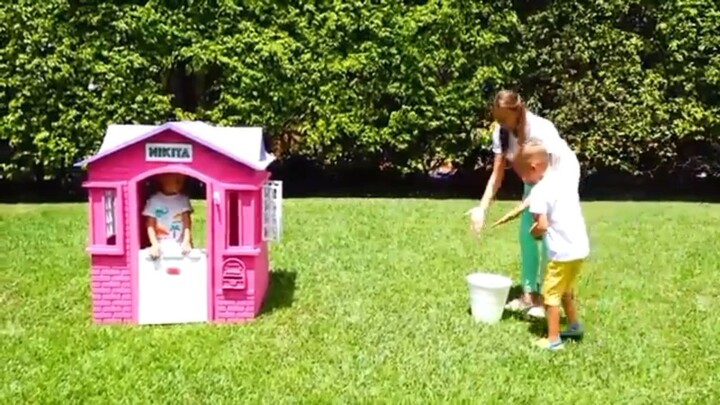 Vlad and niki mini house game 😁