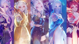 [King of Glory MMD / Series Five Sacred Mountains] Rung động thế giới! Zhen Qiankun!